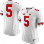 Men's NCAA Ohio State Buckeyes Braxton Miller #5 College Stitched Authentic Nike White Football Jersey OV20C24YL